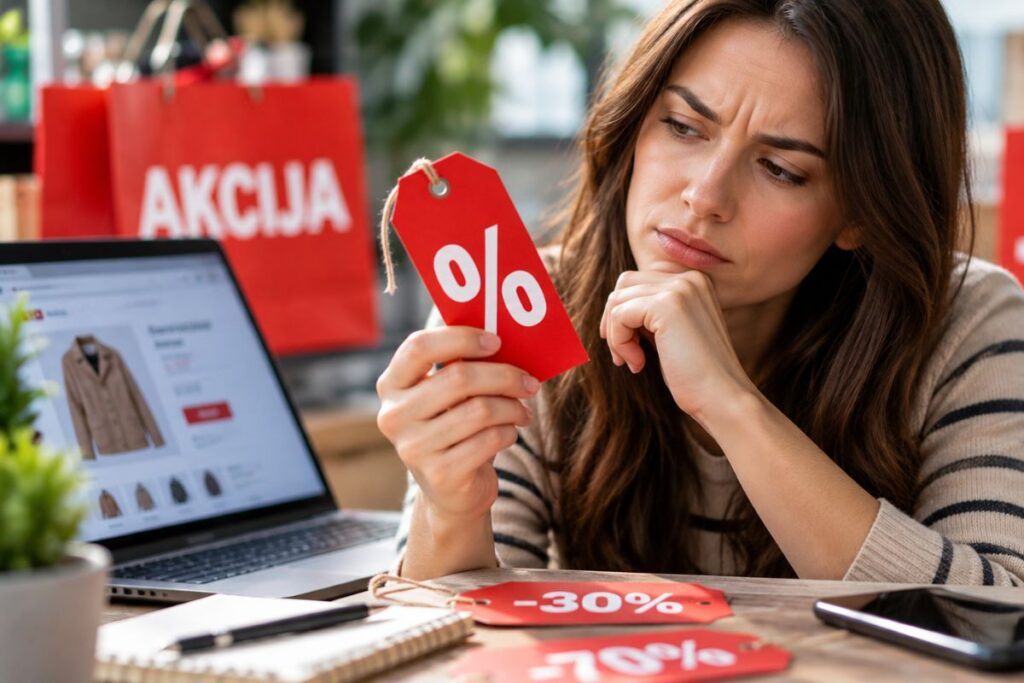 Kada akcija iš tikrųjų nėra akcija? Štai kaip atpažinti netikras nuolaidas ir nepermokėti